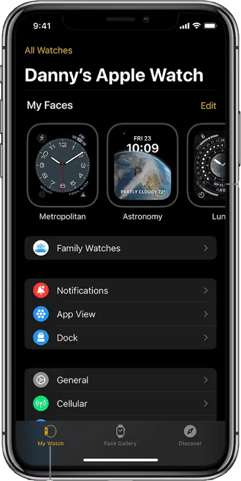 iPhone Apple Watch Notification Settings