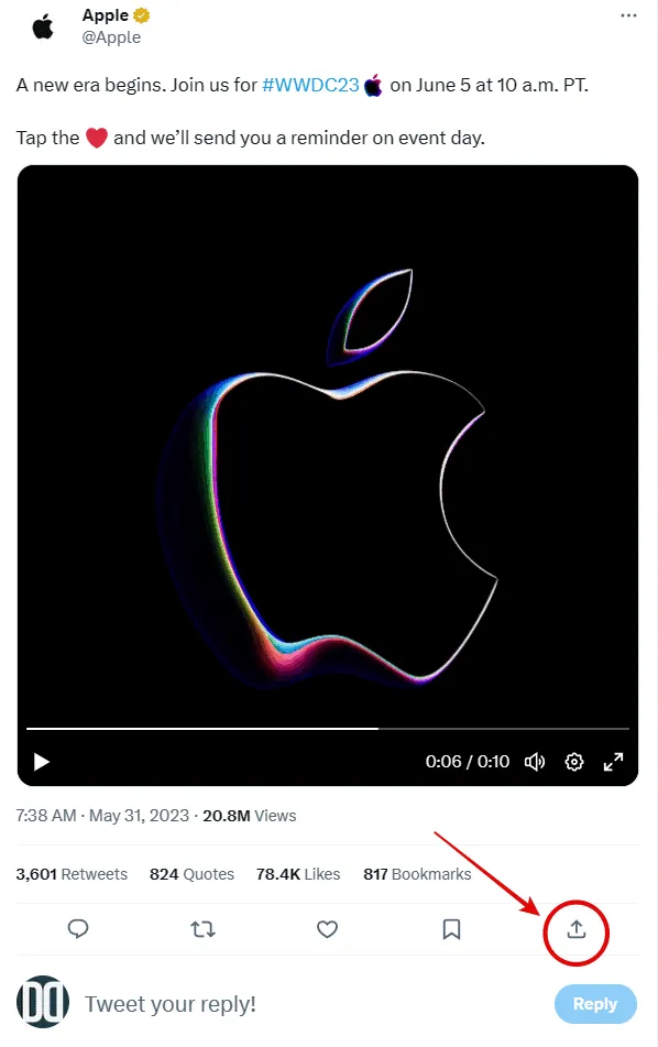 Click on the video you want to repost > Tap on the Share button