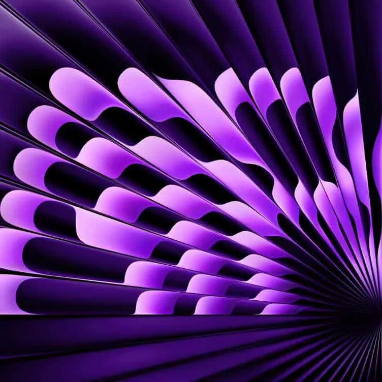 Download macOS Radial Purple HD Wallpaper